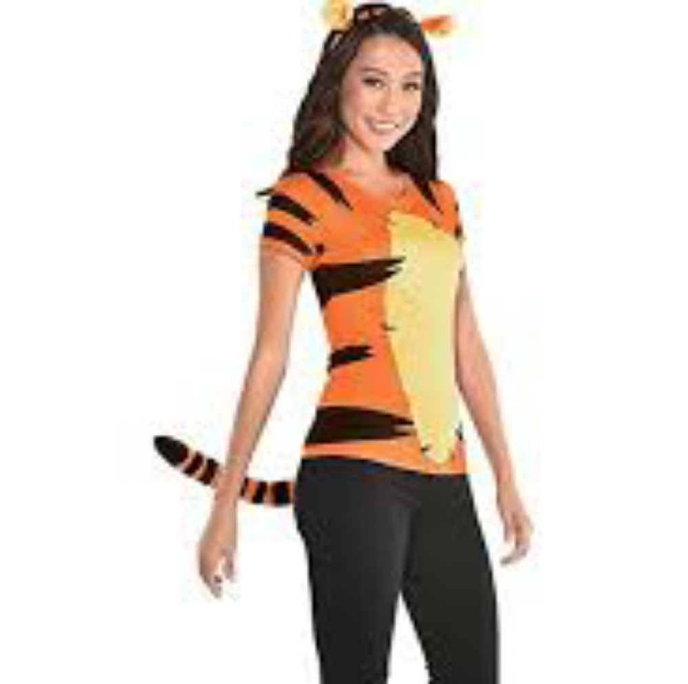 Tigger shirt headband 3d tail attached to tshirt